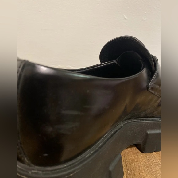 Prada Monolith Pointed Loafers (38) - Picture 8 of 9